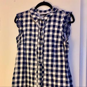 Checkered Collared Dress